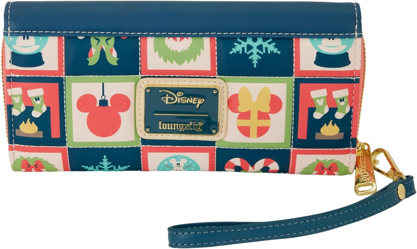 Loungefly Mickey and Minnie Holiday Wallet