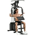 thumbnail image 1 of Soozier Home Gym Machine with 99lbs Weight Stack, Multifunction Power Tower, 1 of 10