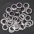 thumbnail image 1 of Ojales 100 Piezas De Tela De Latón Herramienta De Bricolaje Accesorio Para Tejer Ojal Artesanal De Cuero Antioxidante Plata 3,5 Mm, 1 of 7