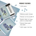 thumbnail image 2 of Lantern Press 1000 Piece Jigsaw Puzzle, Austin, Texas, Vintage Flora, State Series, Bluebonnet, 2 of 5
