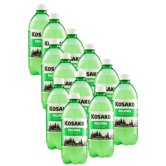 12 Pack Bebida Kosako Paloma 600 Ml Kosako Bebida Preparada con Vodka
