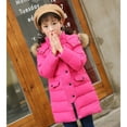 thumbnail image 3 of Infant Zipper Outerwear Kids Girls Boys Winter Warm Thick Hooded Down Coat Down Jackets Padded Overcoat New Fall Jackets Winter Outerwear Pinky 120, 3 of 8