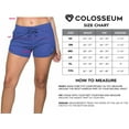thumbnail image 6 of Colosseum Active Women's Simone Cotton Blend Yoga and Running Shorts Royal XX-Large, 6 of 6