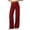 Red#palazzo yoga pants for women, variant on SZJXBUY Flowy Drawstring Pants for Women Dressy Casual High Waisted Pinstripe High Waist Pant Summer Stretchy Straight Tube Business Work Dress Trousers Khaki,XL