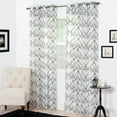thumbnail image 4 of Lavish Home Valencia Embroidered Curtain, 4 of 6