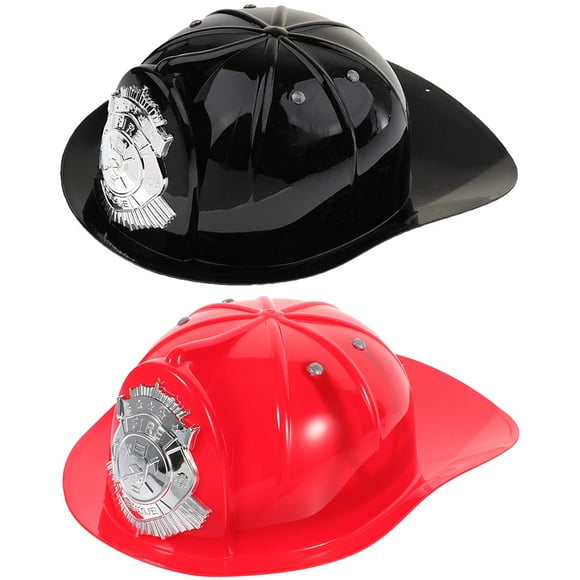 Firefighter Hat Fire Safety Helmet Design 2Pcs 11.4X9.4X3.5in