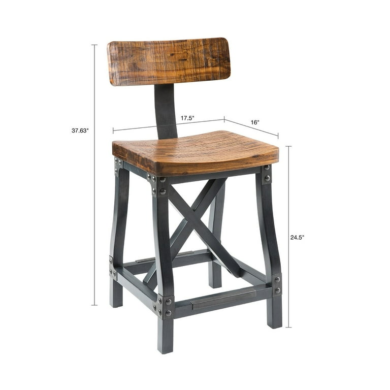Caseareo Solid Wood Bar Counter Stool Overall Product Weight