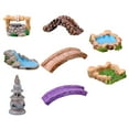 thumbnail image 4 of 8Pcs Micro Landscape Adornments Decorative Resin Artware Ornaments (Mixes Style), 4 of 8
