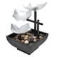 thumbnail image 5 of Adorno para el hogar, fuente de mesa relajante de 3 niveles para interiores, adorno de fuente de agua, tecnología de vanguardia, 5 of 8