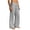 Gray, variant on FengLS Mens Summer Cotton Pants Soft Lightweight Outdoor Beach Full Length Pants Elastic Waistband with Drawstring Relaxed Sweatpants