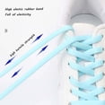 thumbnail image 5 of Cordones elásticos para zapatillas de deporte, 7 mm de ancho, banda de goma para zapatos, calzado deportivo para hombres y mujeres, 120 cm, accesorios para cordones de zapatos elásticos, 5 of 5