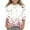 White, variant on WhouRiu Toddler Girls T Shirts Valentine'S Day Love Print 3/4 Quarter Sleeve Tops Kids Summer Tshirts White,Sizes 3-4