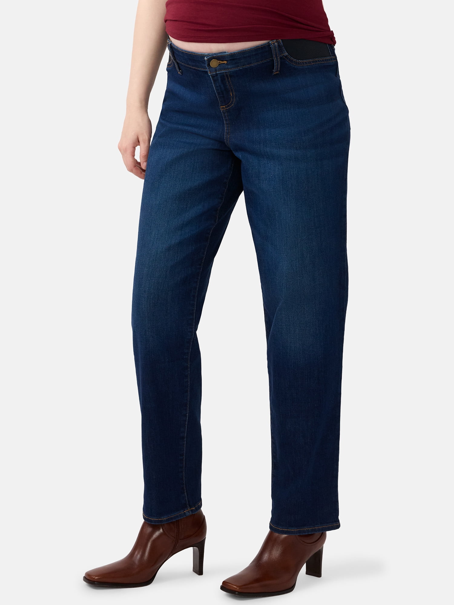 Ingrid & Isabel For Every Belly Women's Maternity Under The Belly Denim Jeans, Sizes S-XXL