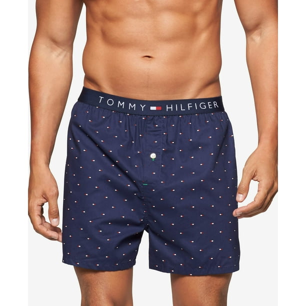 Calzoncillos tipo bóxer tejido Tommy Hilfiger para hombre Sailor Navy