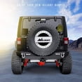 thumbnail image 2 of Nilight JK-52A 07-18 Rear Compatible for 2007-2018 Jeep Wrangler JK,Rock Crawler Bumper with Hitch Receiver & 2X Upgraded 40W LED Lights Off Road Textured Black,2 Years Warranty, 2 of 9