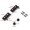 Black, variant on 2Pcs Pivot Hinges Balck Sliver Iron Concealed Shaft Door Hinges For Wood Doors Cabinet Wardrobe Drawers Furniture Hardwares