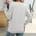 thumbnail image 4 of Fgnfyis T Shirts for Women V Neck Batwing Sleeve T Shirt Casual Comfortable Top for Home Outdoor Womens Tops White XL, 4 of 7