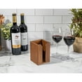 thumbnail image 2 of Teak Wine Bottle Storage/Holder One Bottle Holder, 2 of 5