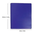 thumbnail image 3 of SUTENGDA Office&Craft&Stationery 2 Pockets Poly Folder Portfolio 3 Prong Fastener Clip 8 Pack, 3 of 6