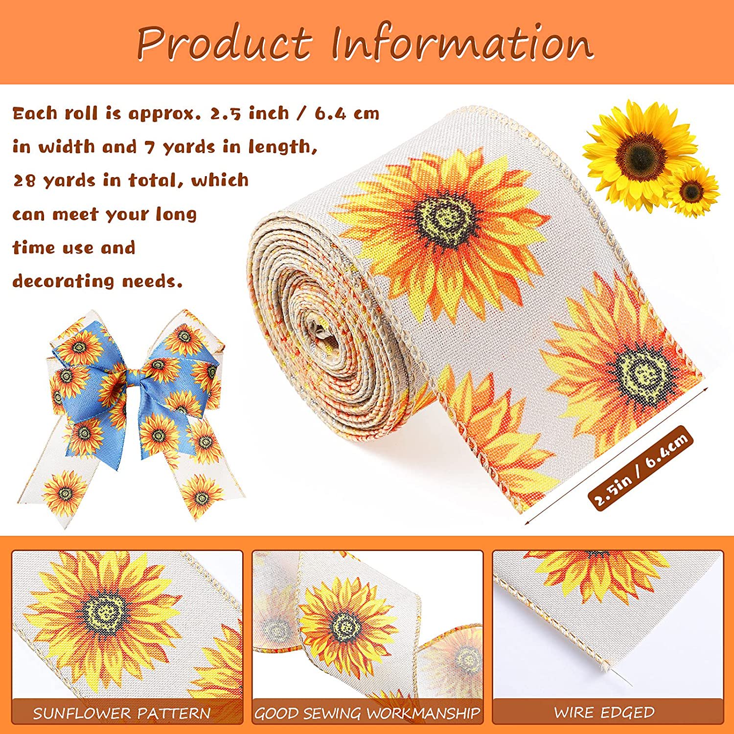 Bandana Ribbon 4 Rolls - 20 Yards Black & White Music Theme Ribbon For ...