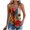 Multicolor, variant on Staron Women Square Neck Spaghetti Strap Sleeveless Floral Boho Casual Vacation Beach Holiday Loose Tank Tops Crop Tops, 5XL