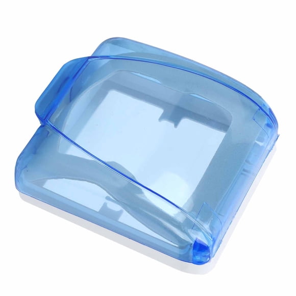 Pared Universal 86 Tipo Enchufe Caja Impermeable Caja De Protección De Interruptor De Pared Transparente Para Azul