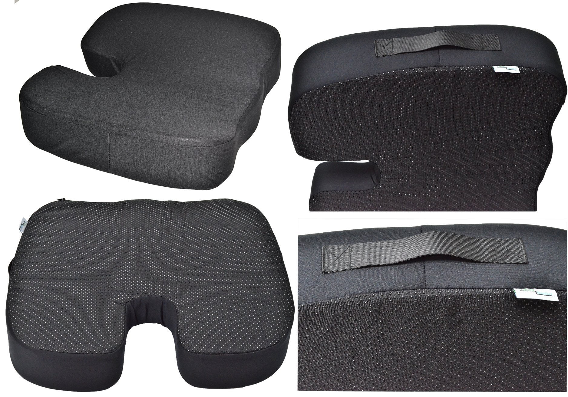 OKWU COMFORT 4 Inches Thick Coccyx Orthopedic Pressure Relieving Memory