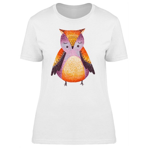 Cute Pink Bird With Ethnic Body T-Shirt Women -Image by Shutterstock, Female Large