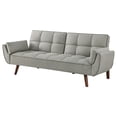 thumbnail image 6 of Caufield Upholstered Tufted Convertible Sofa Bed Grey, 6 of 16