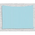 thumbnail image 1 of Vintage Blue Tapestry, Horizontal Wavy Lines with Ogee Style Bold Inner Details Curvy Motif, Wall Hanging for Bedroom Living Room Dorm Decor, 80W X 60L Inches, Baby Blue and White, by Ambesonne, 1 of 2