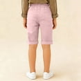 thumbnail image 6 of ATOGUTA Shorts for Girls with Pockets High Waisted Kids Sport Shorts for Soccer Basketball Running Pink, Size 5T-16, 6 of 6