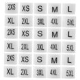thumbnail image 3 of Minkissy 200Pcs White Plastic Clothes Hanger Size Markers Clear Number Coding Tags, 3 of 8