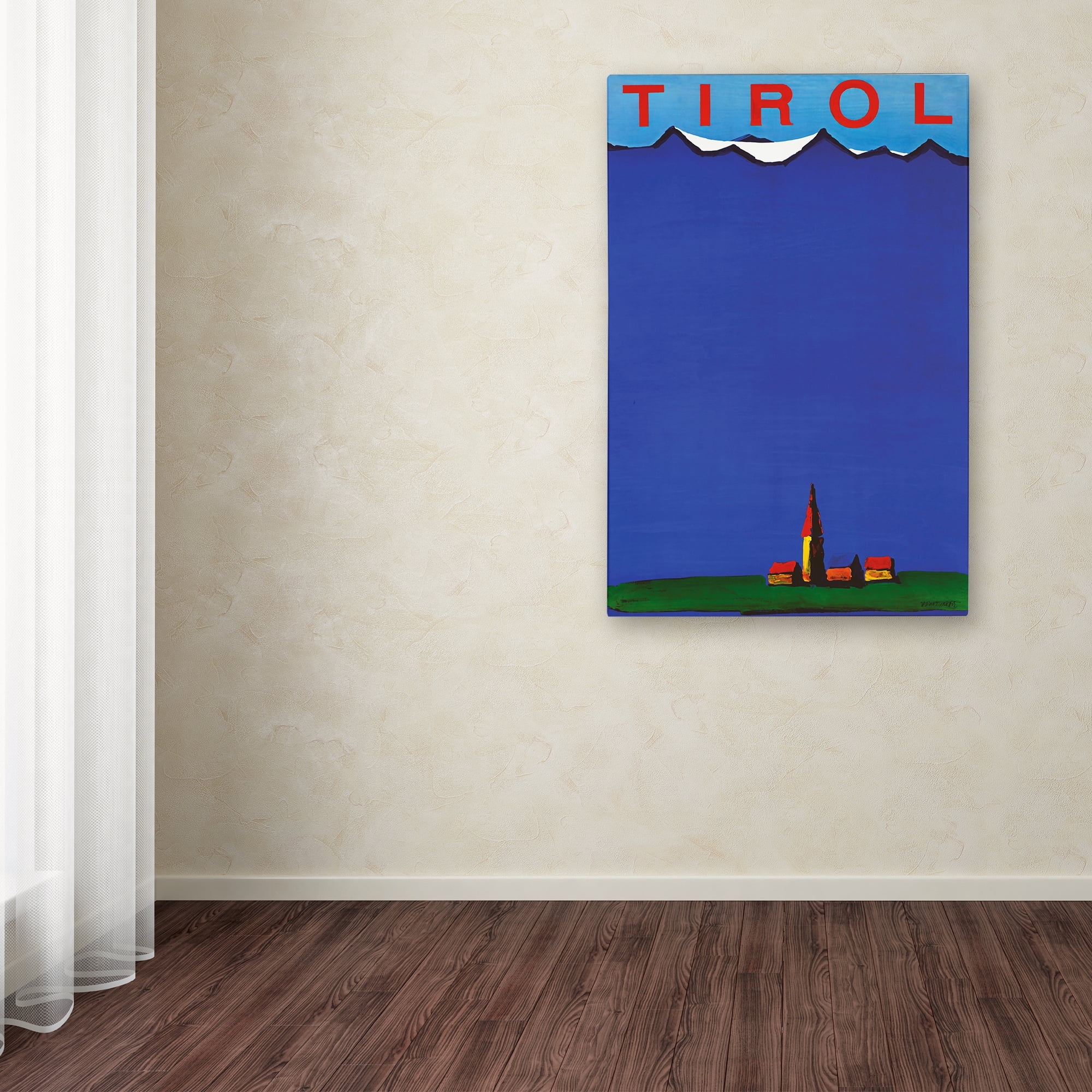 Trademark Fine Art 'Tirol' Canvas Art by Vintage Apple Collection