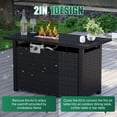 thumbnail image 4 of Clouddwell 7-Seats Outdoor Patio Sectional Set with Fire Pit& Cushions - Aluminum Furniture for Terrace/Garden/Poolside (Gray), 4 of 10
