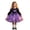 R7/Purple, variant on Vividxx Toddler Girl Halloween Dress Pumpkin Print Tulle Dress Long Sleeve Ruffle Mesh Tutu Dress Fall Party Outfit for Kids 2-3 Years