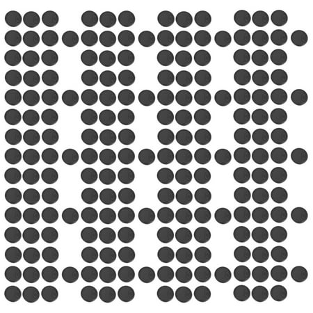 

200 Pcs Round Plastic Computer Desk Cable Grommet Hole Cover 50mm Black