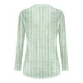 thumbnail image 4 of Weikingp Basic Long Sleeve Shirts For Women Thin Long Sleeve Shirts Women Plain V Neck T Shirts Women Womens Long Sleeve Tops Summer Top Women Green L, 4 of 5