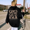 thumbnail image 5 of Women's Cute Hoodies Oversize Fashion Christian Print Graphic Long Sleeve with Pocket Plus Size Hooded Sweatshirts, 5 of 5