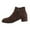 B, variant on Suede Chelsea Boots Women Zip up Low Block Heel Pointed Toe Dress Fall Ankle Booties Slip on Stretch Short Boots