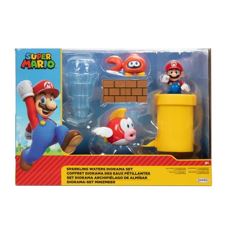 Nintendo Super Mario Sparkling Waters Diorama Set
