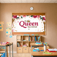 thumbnail image 6 of LUUFILx Queen Retirement Celebration Banner Backdrop Decorations Party Supplies Photography Props Regal Gold and Purple Design Background Event Decor, 6 of 8