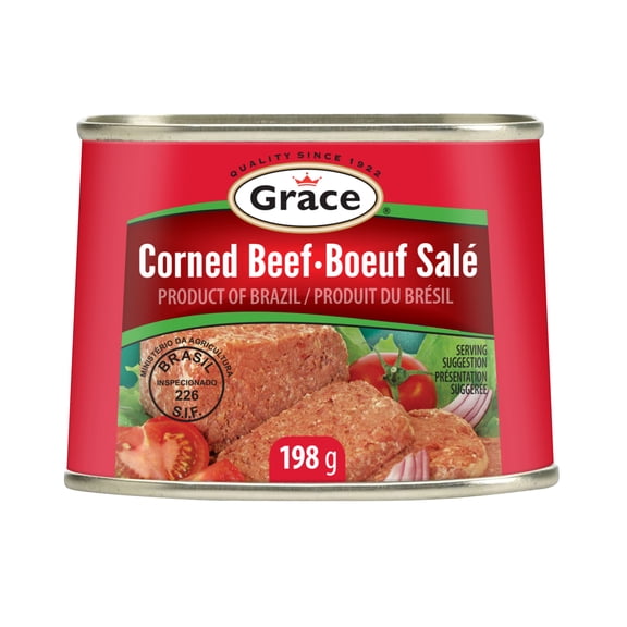 Bœuf salé Grace, 198 g can