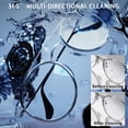 thumbnail image 3 of Ultrasonic Retainer Cleaner 48kHz 420ml with Purple Lamp Care, Mirror & 3 Modes for Dentures, Night Guards, Mouthguards, Toothbrush Heads, Eyeglasses & Jewelry, 3 of 7