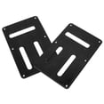 thumbnail image 3 of Electric Guitar Back Cover, Easy To Install Black 3 Slots Electric Guitar Back Plate 2 Pcs PVC  For Replacement, 3 of 8