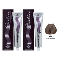 Satin Haircolor 6N Dark Blonde (Pack of 2)