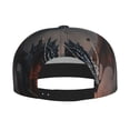 thumbnail image 2 of Susaid Fiery Black Dragon Attack Print Baseball Cap Hip Hop Style Flat Visor Adjustable Outdoor Cap Unisex Adjustable Breathable, 2 of 7