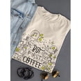 thumbnail image 3 of Artshine But First Coffee T-Shirt Women -George & Gina Designs, Female Large, 3 of 4