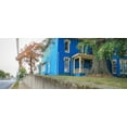 thumbnail image 2 of Noah Jigsaw Puzzle Elizabethtown, Kentucky United States: a blue historic home on a hill during the autumn season panorama 2000 pieces, 2 of 2
