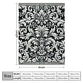 thumbnail image 4 of Orinice Damask Pattern Warm Lightweight Blanket Soft Fleece Throw Blanket for All Seasons - Ideal for Living Rooms, Sofas, and Office Decor - Cow Gifts Blanket with Multiple Sizes Available 50x60in, 4 of 6