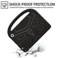 thumbnail image 4 of TECH CIRCLE Kids Case for Amazon Fire Max 11 Tablet (13th generation - 2023 Release), Durable Lightweight EVA Foam Shockproof Portable Handle Cover Case with Kickstand, Black, 4 of 10